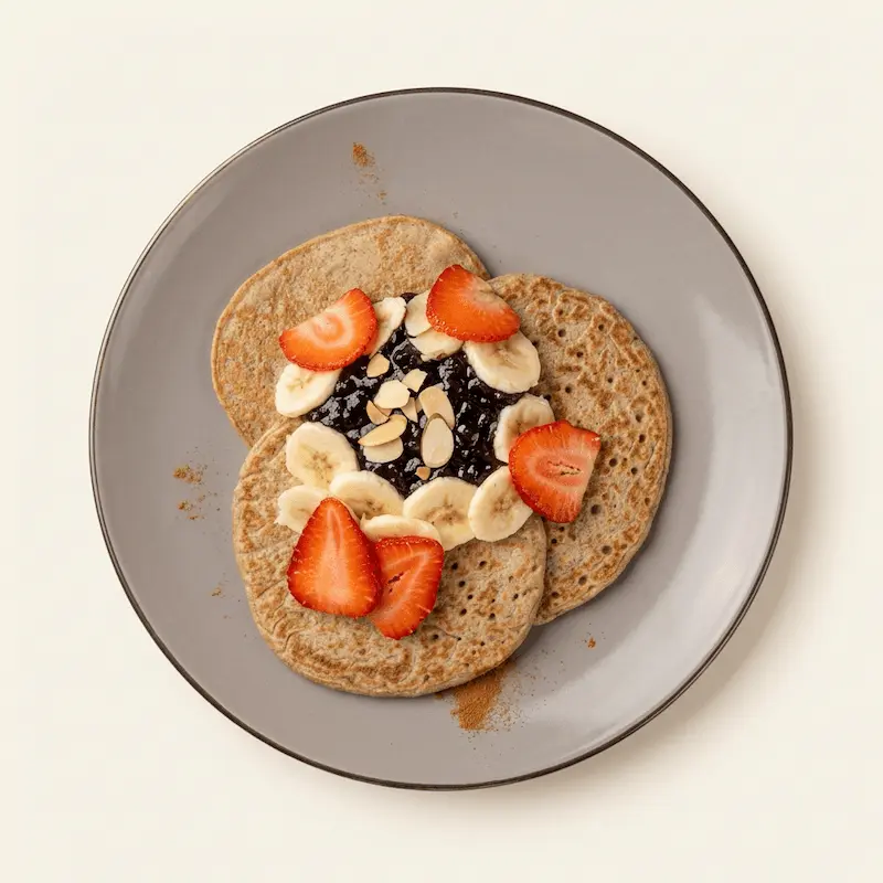 Hotcakes de avena integral